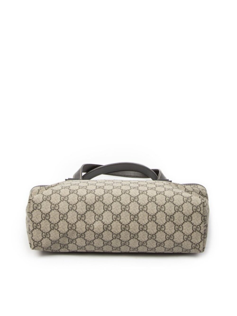 Gucci Small Joy Tote Bag Dark Brown Beige Supreme Canvas - Picture 6 of 10